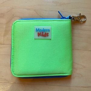 Secure Zip Wallet; Neon Wallet by MoMA NYC